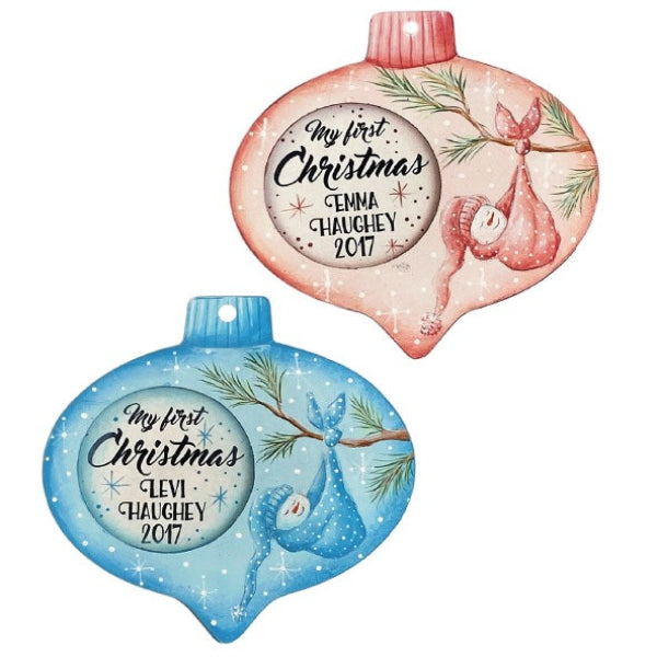 Baby's First Christmas Ornaments E-Pattern By Chris Haughey