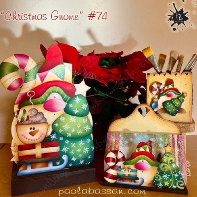Christmas Gnome E-Pattern By Paola Bassan