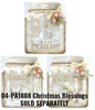 4-1/4" Squatty Mason Jar Ornament - 20 Pack