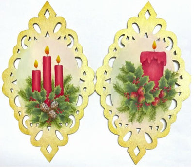 Christmas Candles E-Pattern By Donna Hodson