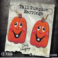Tall Pumpkin Earrings