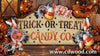Trick or Treat Candy Co Sign Bundle PA2658