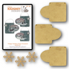 Vintage Christmas Charm Ornaments Bundle PA2257