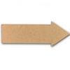 14-1/2" Arrow Sign Plaque