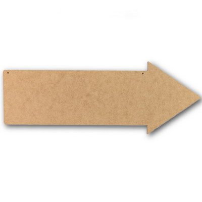 14-1/2" Arrow Sign Plaque