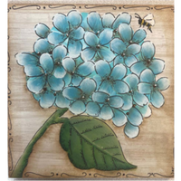 Hydrangea and Umbrella E-Pattern By Liz Vigliotto