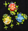 Right "Blue" Frog Ornament By Lori Cagle