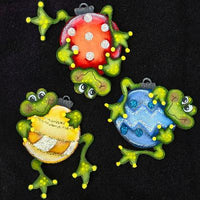 Right "Blue" Frog Ornament By Lori Cagle