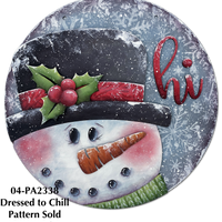 Snowman Welcome Hanger Kit