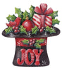Joy Top Hat Ornament Enchanted Winter