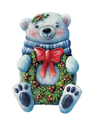 Polar Bear Ornament North Pole Neighborhood