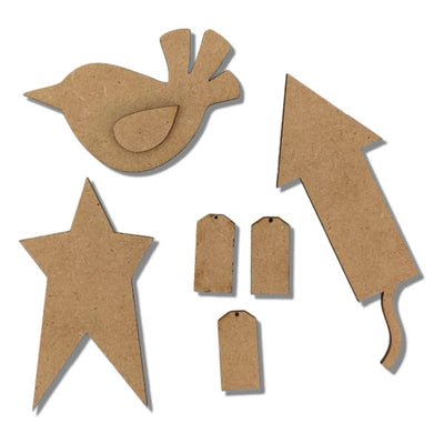 Star Spangled Charm Ornaments Embellishment Kit
