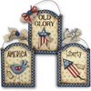 Star Spangled Charm Ornaments Pattern by Chris Haughey