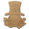 Land of the Free Uncle Sam Wood Kit