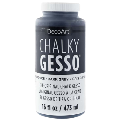 Chalky Gesso -Dark Grey