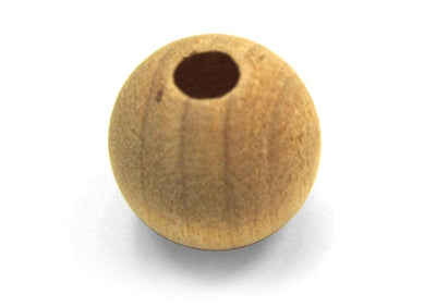 1/4 in. Round Wood Beads