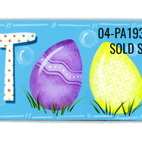 Egg Hunt Stencil