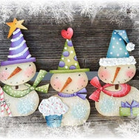 Snow Party Ornament Kit By Deb Antonick