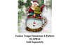 Festive Teapot Snowman Ornament