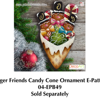 Ginger Friends Candy Cone Ornament