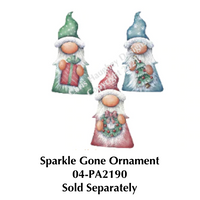 Sparkle Gnome Ornaments Stencil