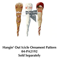 6" Icicle Cutout Ornament