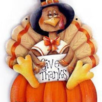 Give Thanks Turkey Ornament E-Pattern