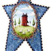 14" Primitive Star Plaque