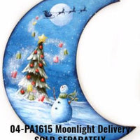 10" Crescent Moon Plaque