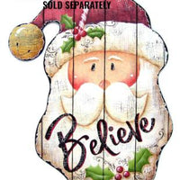 Santa Pallet Plaque