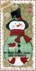 Snowman with Top Hat Plaque