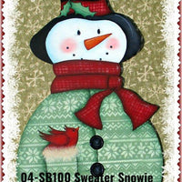 Snowman with Top Hat Plaque