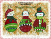 Snowman with Top Hat Ornament