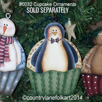 Cupcake Ornament