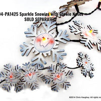 4" Snowflake with Hole