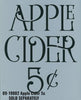 Apple Cider 5¢ E-Pattern by Chris Haughey