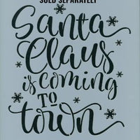 Vintage Santa Sign Pattern by Chris Haughey