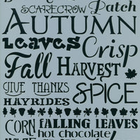 Fall Subway Words