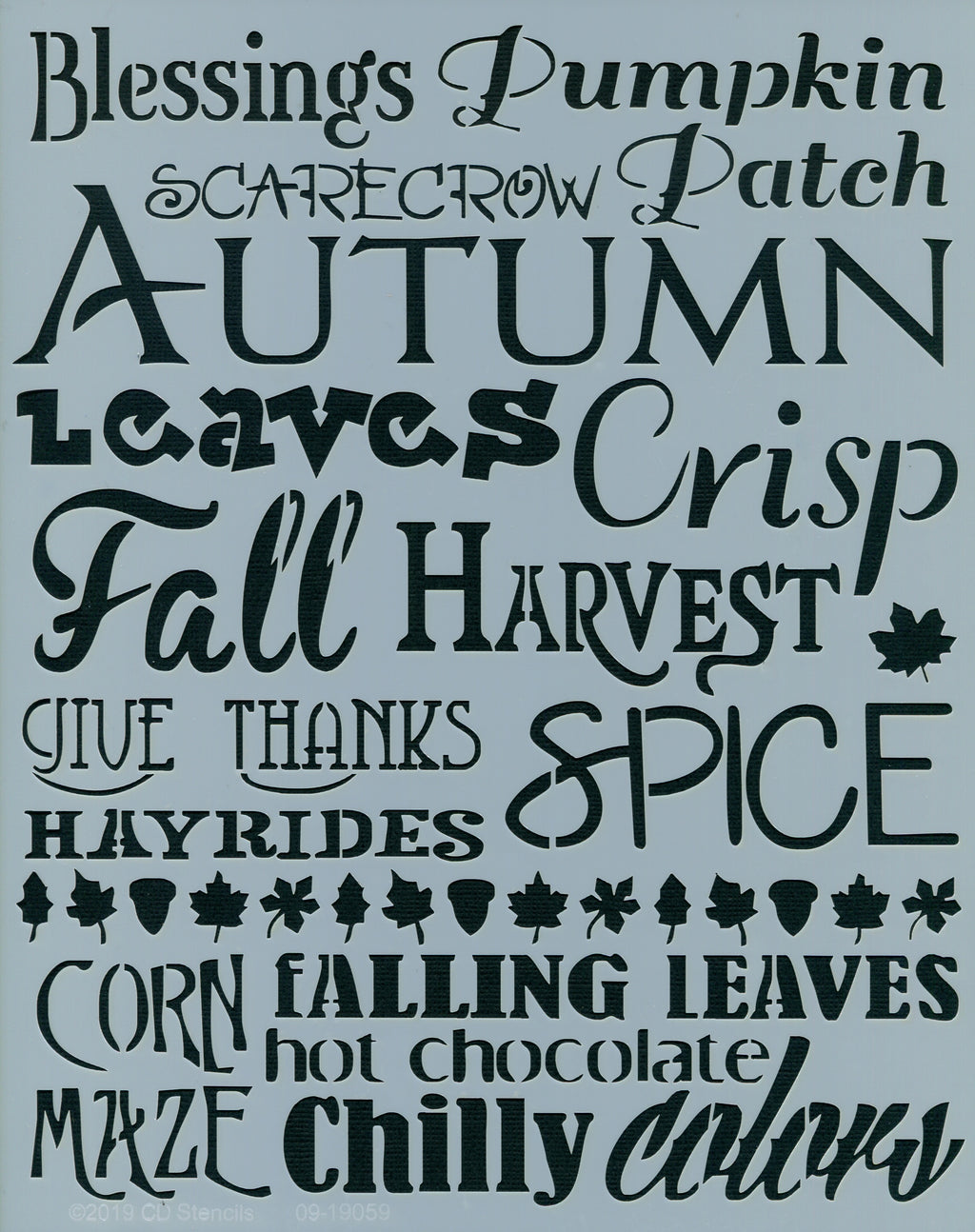 Fall Subway Words