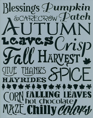 Fall Subway Words