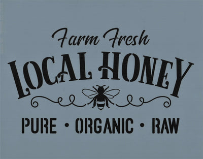 Local Honey Stencil