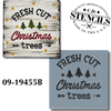 Fresh Cut Christmas Trees Stencil