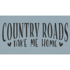 Country Roads Stencil