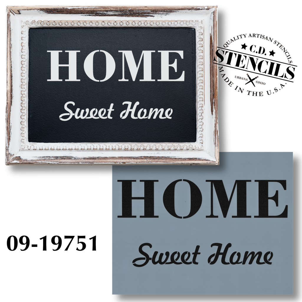 Home Sweet Home Stencil