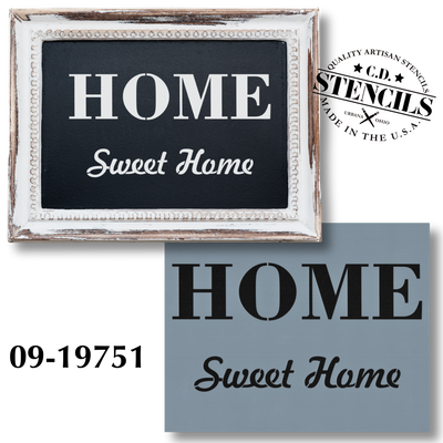 Home Sweet Home Stencil