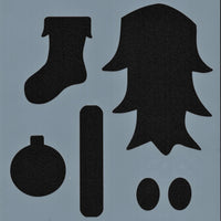 Festive Gnome Ornaments Stencil