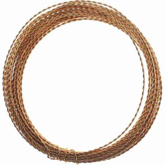 Gold Twist Jewelry Wire