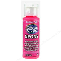 Sizzling Pink Fluorescent Acrylic Paint