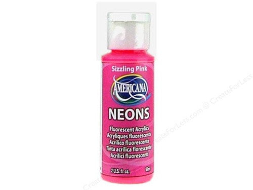 Sizzling Pink Fluorescent Acrylic Paint