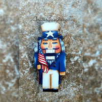 Patriotic Nutcracker by Anita Campanella